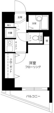 アイフェリーク八丁堀の間取り画像