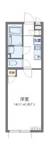 クレイノファースト聖蹟の間取り画像
