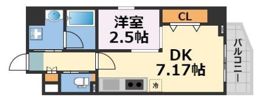 シーズンフラッツ新町の間取り画像