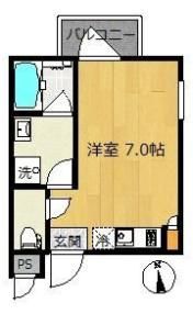 デコールブロッコ武蔵関の間取り画像