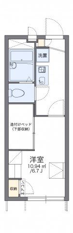 レオパレスカルム長岡京の間取り画像