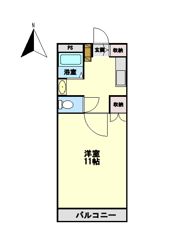 コーポ大原5の間取り画像