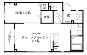 フォブール平和通の間取り画像