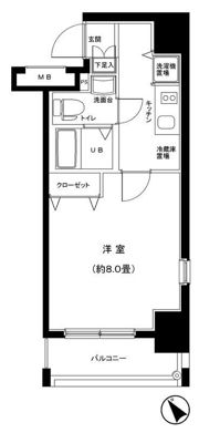 グランフォース荒川公園の間取り画像