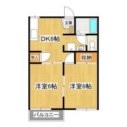 シェルコーポの間取り画像