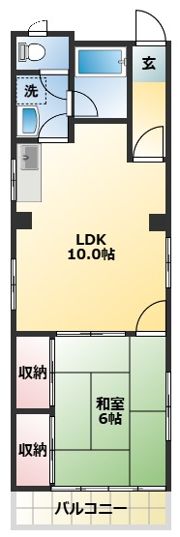 サンハイツ小林の間取り画像