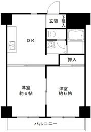 第16洛西ハイツ瀬田の間取り画像