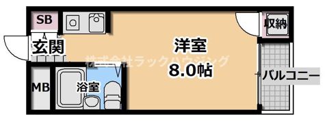 ビッグバーンズマンション高殿の間取り画像