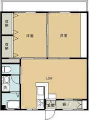 松本マンションIII(A棟)の間取り画像