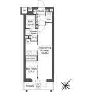 レフィールオーブ代々木の間取り画像