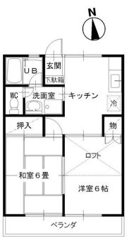 メルセノールの間取り画像