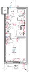 クレヴィスタ横浜鶴見の間取り画像