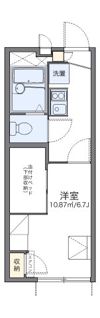 レオパレスティック ヒルの間取り画像