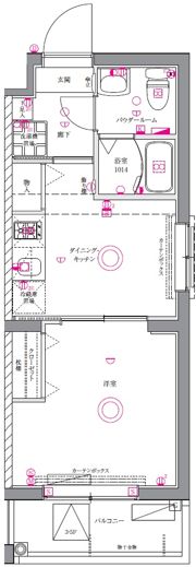 ユリカロゼAZ墨田イーストの間取り画像