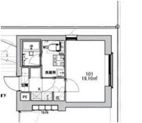 Ludens東新町の間取り画像