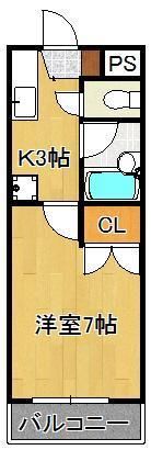 シャトレ新高Iの間取り画像