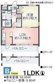 ステージ本山の間取り画像