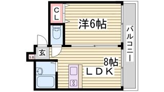 グランディール夢野の間取り画像