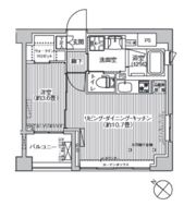 シティカレント目黒学芸大学の間取り画像