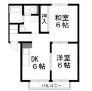 パークサイドよこおBの間取り画像