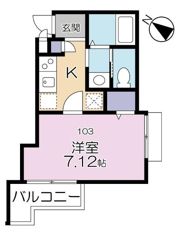 ヒルサイドプレイスの間取り画像