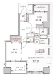 グレーシアパークス横浜関内の間取り画像