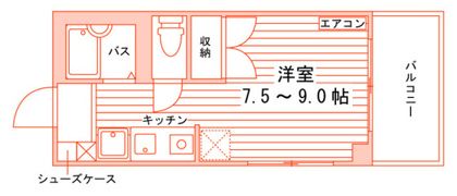 ARTHOUSEギャラリー北方の間取り画像