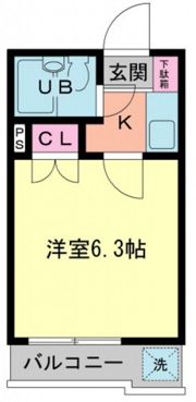 エステート14東雲の間取り画像