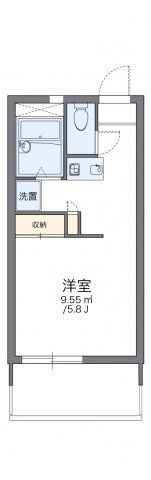 レオパレスヴィルヌーブの間取り画像