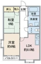 ムーニーグレイスAsanoの間取り画像