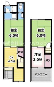 南野4丁目テラスの間取り画像