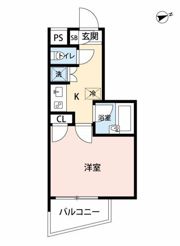 マイナビSTAYミライエ高井戸北（パレ・ホームズ高井戸Ⅱ）の間取り画像
