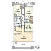 プラウド横濱鶴見の間取り画像