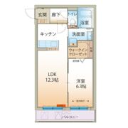 WISTERIA尾山町の間取り画像