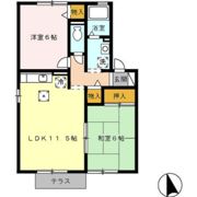 第2エバーグリーン B棟の間取り画像