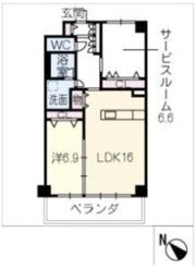 カーサケラサスの間取り画像
