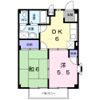 フラワーヒルズMの間取り画像