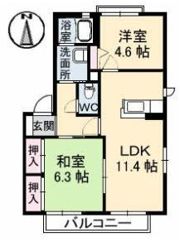 ドリームハイツKEN 1棟の間取り画像