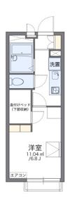 レオパレスパタータⅡの間取り画像