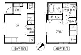 メゾネット宝町の間取り画像