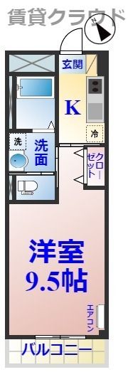 ユニヴァリィ ルークスの間取り画像
