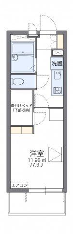 レオパレスエスポワールⅡの間取り画像