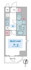 ドゥーエ日暮里の間取り画像