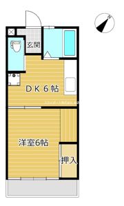 リバーサイドAの間取り画像