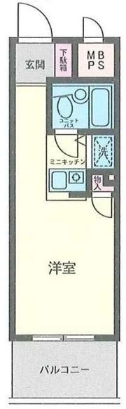 ホーユウパレス北久里浜の間取り画像