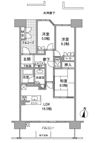 プラウド江坂の間取り画像