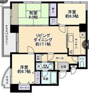 信開ベルシー黒瀬の間取り画像