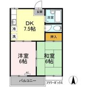 三宝ハイツ A棟の間取り画像