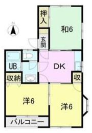 横田コーポの間取り画像