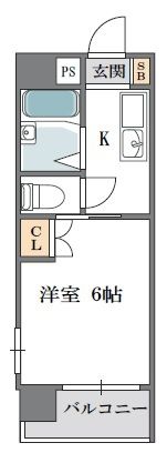 ドミールあさひの間取り画像